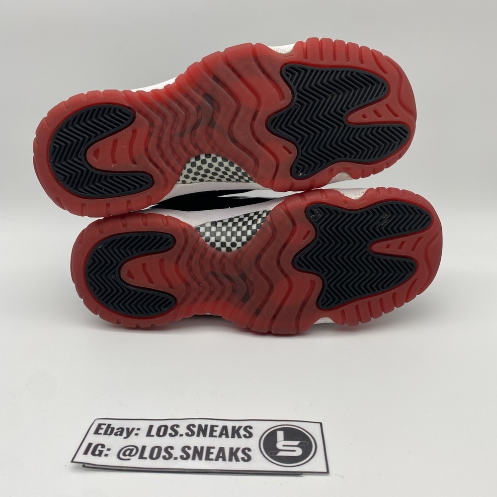 Size 7y- (GS) Jordan 11 Retro High Bred (378038-061) - Picture 7 of 8